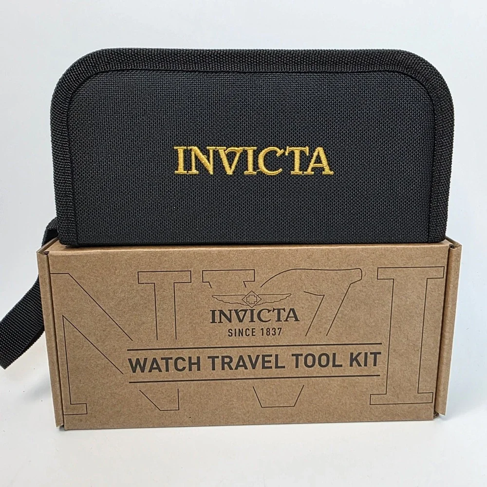 NEW In Box Invicta Travel Watch‎ Repair Tool Kit (ITK-006) Black/Yellow #1138